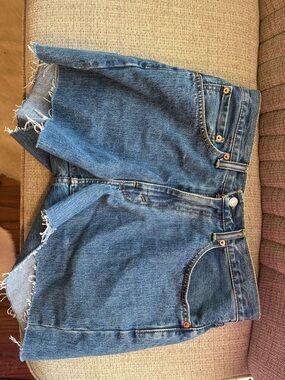 Levi's Blue Denim Jean Shorts